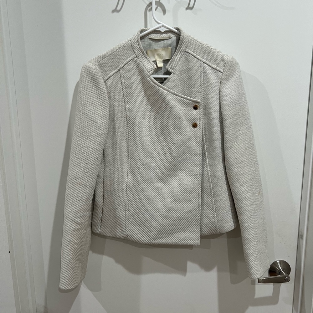 Boss Cream Textured Blazer